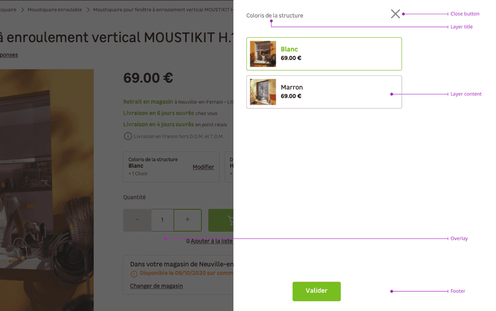 Layers – Mozaic Design System